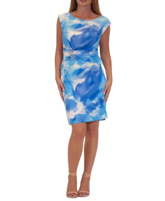 Donna Ricco - Women's Printed Sheath Dress