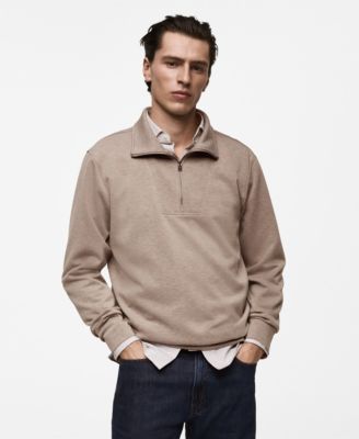 MANGO - Men's Funnel Neck Sweatshirt