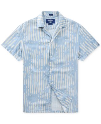 Chubbies - Men's The Cool Cabana Sunday Short Sleeve Palm Stripe Camp Shirt