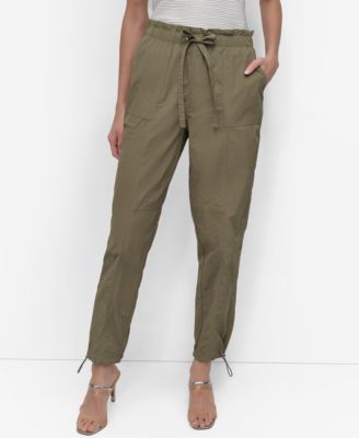 DKNY - Women's Tie-Front Cargo Pants