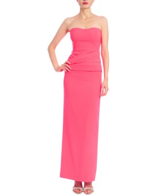 Jewel Badgley Mischka - Women's Sweetheart Neck Strapless Gown