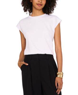 Vince Camuto - Women's Extended-Shoulder Sleeveless Top