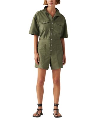 Levi's - Women's Short-Sleeve Surplus Romper