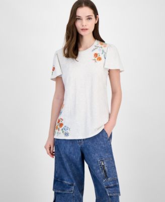 Driftwood - Women's Cotton Flutter-Sleeve T-Shirt