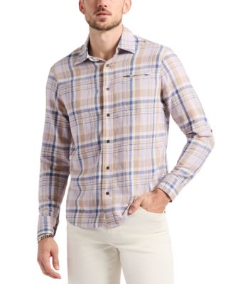 Buffalo David Bitton - Men's Simbio Tailored Fit Long Sleeve Plaid Button-Front Shirt