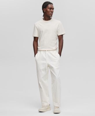 Mode of One - Men's Drawstring Pull-On Straight-Leg Pants