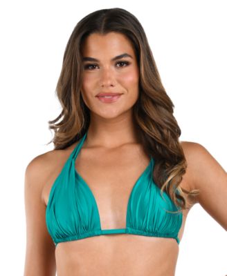 La Blanca - Women's Earth Goddess Halter Bikini Top