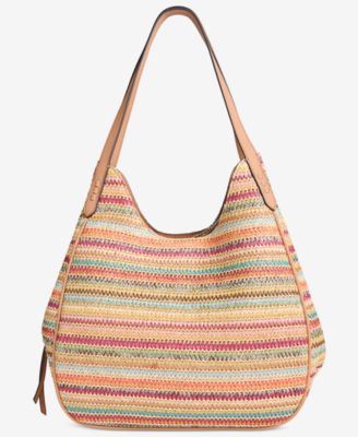 Style & Co - Straw Medium 4-Poster Tote