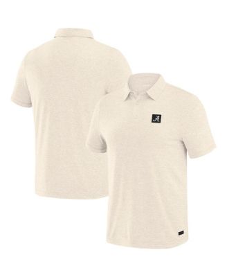 J. Palmer - Men's White Alabama Crimson Tide Four Down Polo