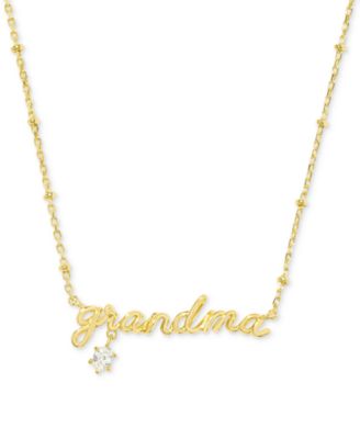 Kendra Scott - 14k Gold-Plated Crystal Grandma 19" Adjustable Pendant Necklace