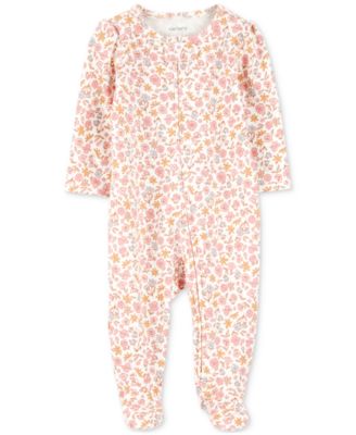 Carter's - Baby Girl Cotton Floral Sleep & Play Pajamas