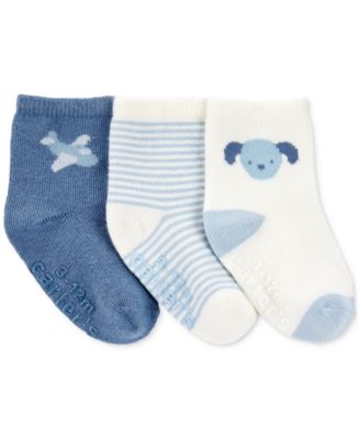 Carter's - Baby Boys 3-Pk. Puppy Ankle Socks