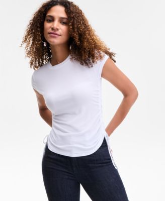 I.N.C. International Concepts - Women's Side-Tie T-Shirt