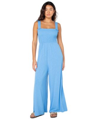Roxy - Just Passing By Smocked Jumpsuit