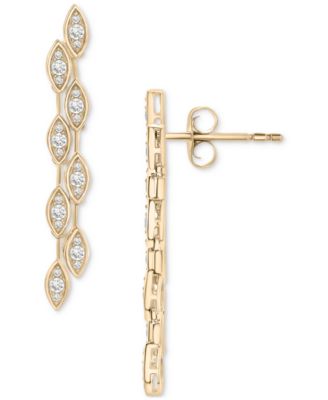 Wrapped in Love - Diamond Long Drop Earrings (1/2 ct. t.w.) in 14k Gold