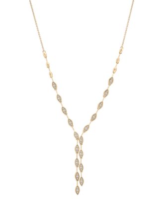 Wrapped in Love - Diamond Long Drop 17" Necklace (1/2 ct. t.w.) in 14k Gold