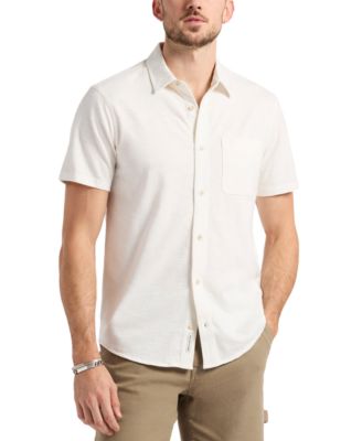 Buffalo David Bitton - Men's Savoya Fitted Short Sleeve Button-Front Shirt