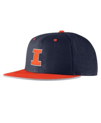 Nike - Men's  Navy Illinois Fighting Illini On-Field True Performance Baseball Fitted Hat