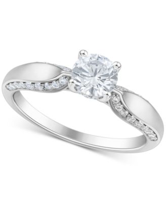 Macy's - Diamond Engagement Ring (1 ct. t.w.) in 14K White Gold