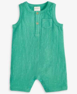 First Impressions - Baby Boys Knit Gauze Sunsuit