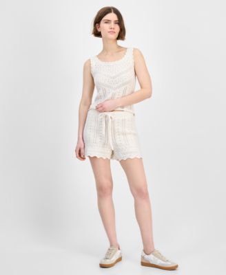 And Now This - Women's Crochet Shorts, Exclusively at Macy's