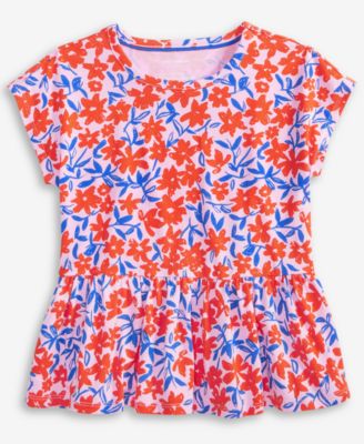 Epic Threads - Little & Big Girls Floral Peplum Top
