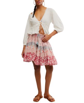 Free People - Women's Many Layers Printed Skirt