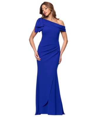 XSCAPE - Petite One-Shoulder Gown