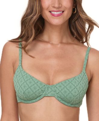 Andie - Women's Bermuda Pointelle Underwire Bikini Top