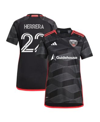 adidas - Women's Aaron Herrera Black D.C. United 2024 The Icon Kit Replica Player Jersey
