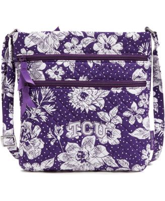 Vera Bradley - TCU Horned Frogs Rain Garden Triple-Zip Hipster Crossbody Bag