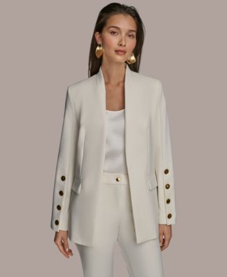 Donna Karan New York - Women's Button Sleeve Blazer