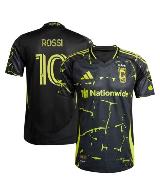 adidas - Men's Diego Rossi Black Columbus Crew 2025 The Goosebumps Kit Authentic Player Jersey