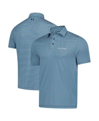 Under Armour - Men's Blue the PLAYERS Drive Groove Stripe Polo Shirt