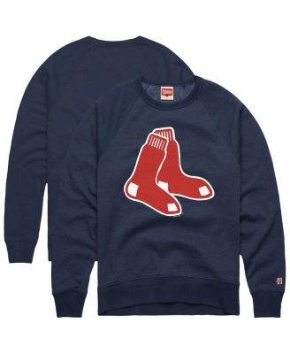 Homage - Men's Navy Boston Red Sox Retro Tri-Blend Pullover Sweatshirt