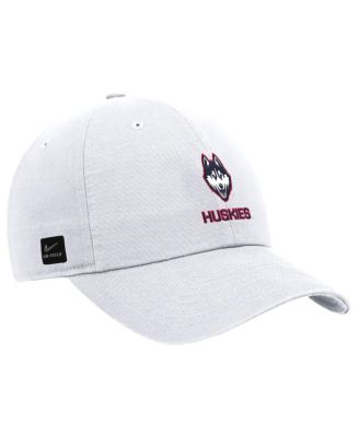 Nike - Men's White UConn Huskies 2025 On-Field Club Adjustable Hat