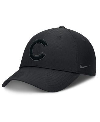 Nike - Men's Black Chicago Cubs Primetime Club Performance Adjustable Hat
