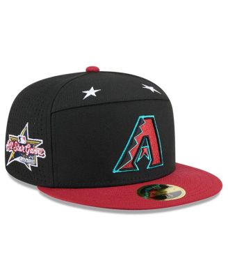 New Era - Men's Black/Red Arizona Diamondbacks 2025 MLB All-Star Game Side Patch 59FIFTY Fitted Hat