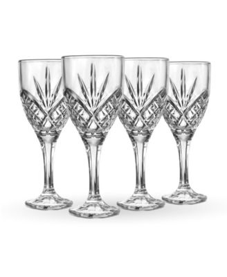 Godinger - Set of 4  Dublin Platinum Goblets