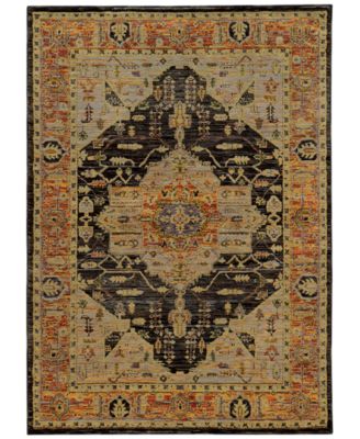 Oriental Weavers - Andorra Heriz Gold 6'7" x 9'6" Area Rug