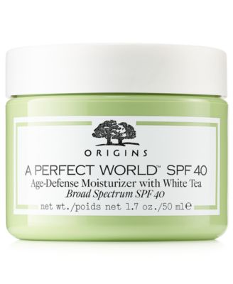 Origins - A Perfect World SPF 40 Moisturizer With White Tea, 1.7 oz.