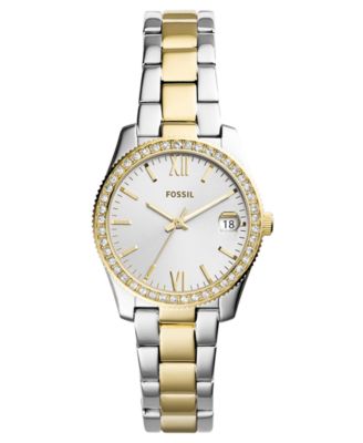 Fossil - Women's Scarlette Two-Tone Stainless Steel Bracelet Watch 32mm