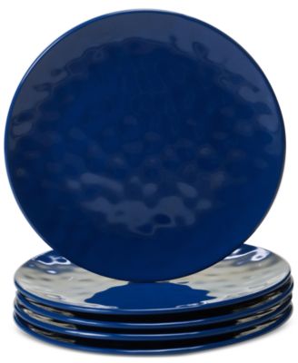 Certified International - Cobalt Blue Set of 6 Salad Plates